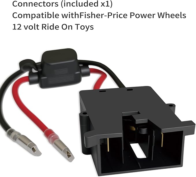 Upgraded 12 Volt Replacement Battery for Fisher-Price Power Wheels Ride-On Toy Cars | 12V15Ah LiFePO4 Battery with Fast Charger & 20A BMS, 2000+ Deep Cycle for Marine, Solar, Fish Finder, Camping
