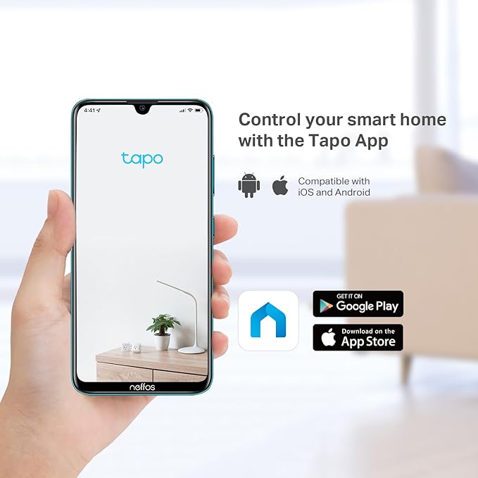 Tapo 2K Indoor Wired Security Camera - Works as a Baby Monitor & Pet Camera, Person/Motion/Baby Cry Detection, 2-Way Audio, Siren, Subscription-Free Local Storage or Optional Cloud, Black, C111