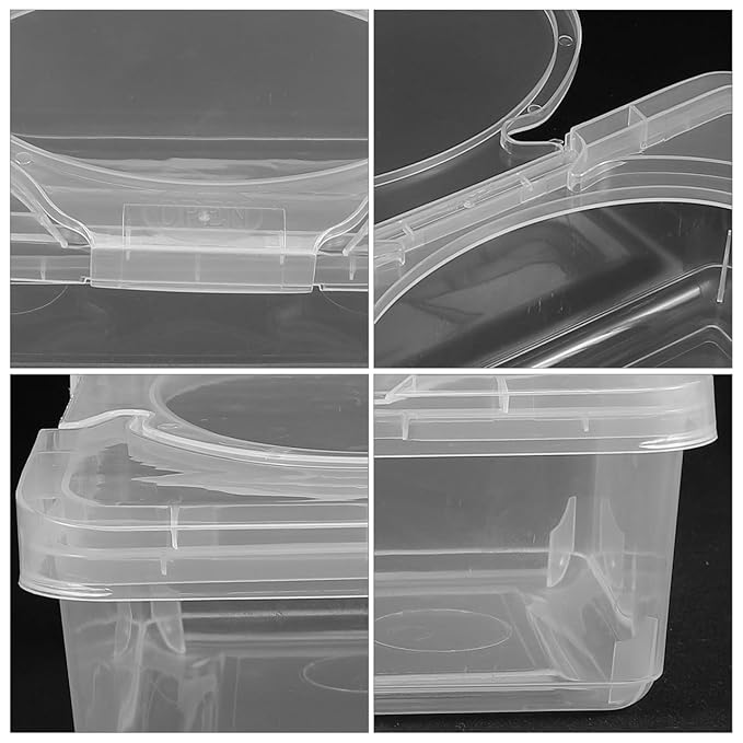 Baby Wipes Box Organizer with Lid Refillable Wipe Dispenser Case for Tissue Storage Portable Wipes Holder for Nursery Bathroom and Travel 7.67X4.92X2.95 Inches