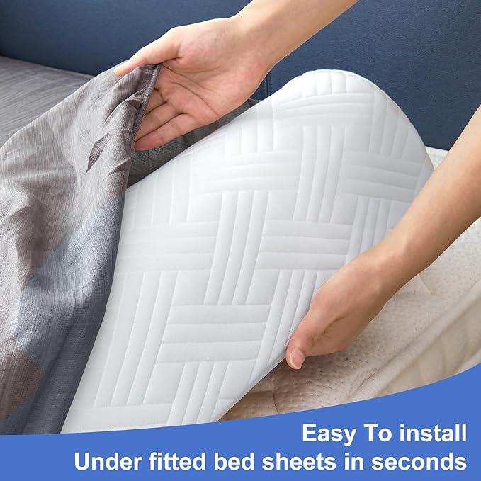 1-Pack Premium Foam Bed Bumpers for Toddler, Non-Slip Bed Rails for Toddlers for Twin, Queen, King Beds, Machine Washable Bumpers Cover for Easy Care（Size：52" x 7" x 5"）