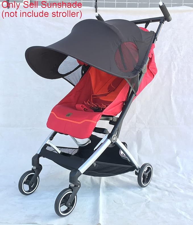 50+UPF Sunshade Extension Compatible with GB Pockit+ All City,Sun Visor UV Protect for Baby Stroller,Baby Stroller Summer Accessories, SUN002