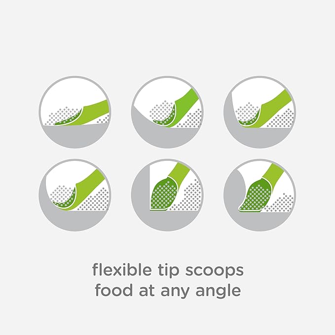 Olababy 3 Piece Parent Led and Baby Led Weaning First Feeding Set, Includes Training Spoon, Feeding Spoon and Suction Bowl with Lid