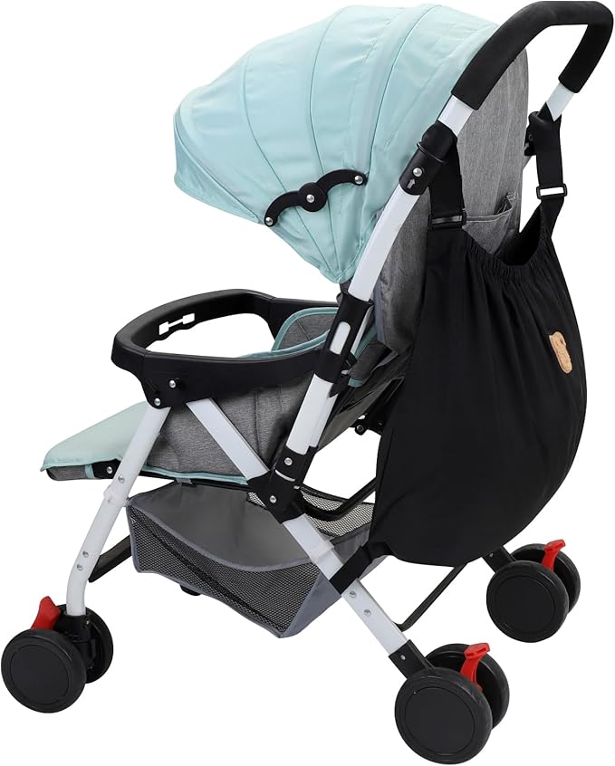 Accmor Universal Stroller Organizer, Large Storage Stroller Bag Fits for Uppababy, Nuna, Britax, Doona Strollers, Non-Slip Adjustable Storage Caddy Accessories for Stroller Crib