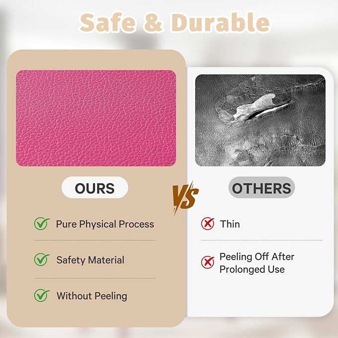Waterproof Baby Play Mat for Floor 1.3" Thick Memory Foam 47 * 47 Cushion Playpen Playmat Tummy Time Nursery Rug Pad Mattress Create Soft & Safe Area for Infants,Toddler,Kids,Hot Pink