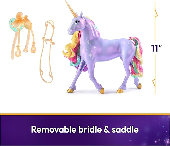 Unicorn Academy, Interactive Rainbow Light-up Wildstar with Lights, Sounds & Music, Easter Gifts Idea, Dolls & Unicorn Toys for Girls Ages 4 and up