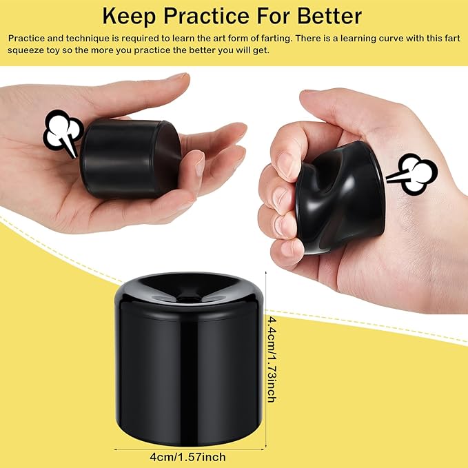 Skylety 2 Pieces Fart Machines Fart Prank Noise Maker Sounds Machine Funny Joke for Adult Funny Gag Party Birthday Joke Favors(Black,2 Pieces)