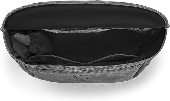 Bugaboo Organizer - Compact Size Multipocket Diaper Bag - Universal Compatible with Any Stroller - Attaches to the Handlebar - Moon Grey