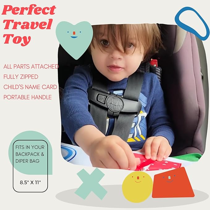 My Quiet Book - Busy Board for Toddlers 2-4, Sensory Toys with 10 Montessori Activities, Girl Toys, Books & Birthday Gifts