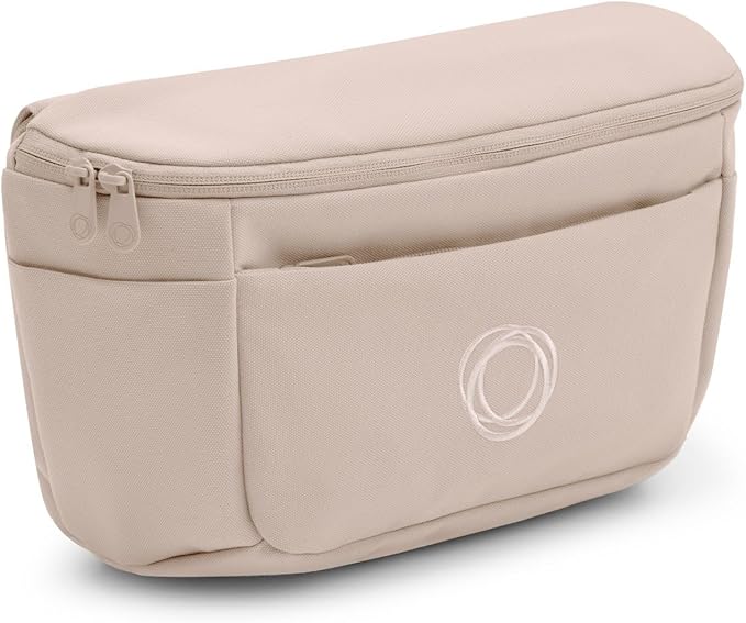 Bugaboo Organizer - Compact Size Multipocket Diaper Bag - Universal Compatible with Any Stroller - Attaches to the Handlebar - Desert Taupe