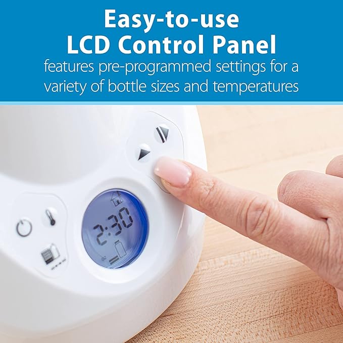 Dr. Brown’s Deluxe Baby Bottle Warmer and Sterilizer, For Baby Bottles and Baby Food Jars with Anti-Colic Options+ Narrow Baby Bottles 4 oz/120 mL, with Level 1 Slow Flow Nipple, 4 Pack, 0m+