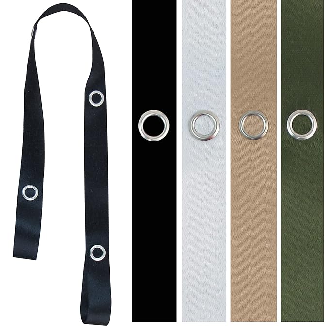 PBnJ baby Toy Saver Strap Holder Leash Secure Accessories Black/White/Tan/Olive - 4pc