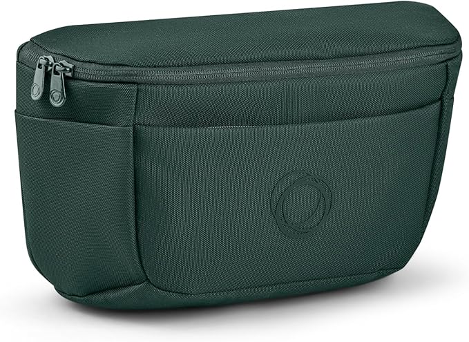 Bugaboo Organizer - Compact Size Multipocket Diaper Bag -Compatible with Any Stroller - Attaches to The Handlebar -Fern Green