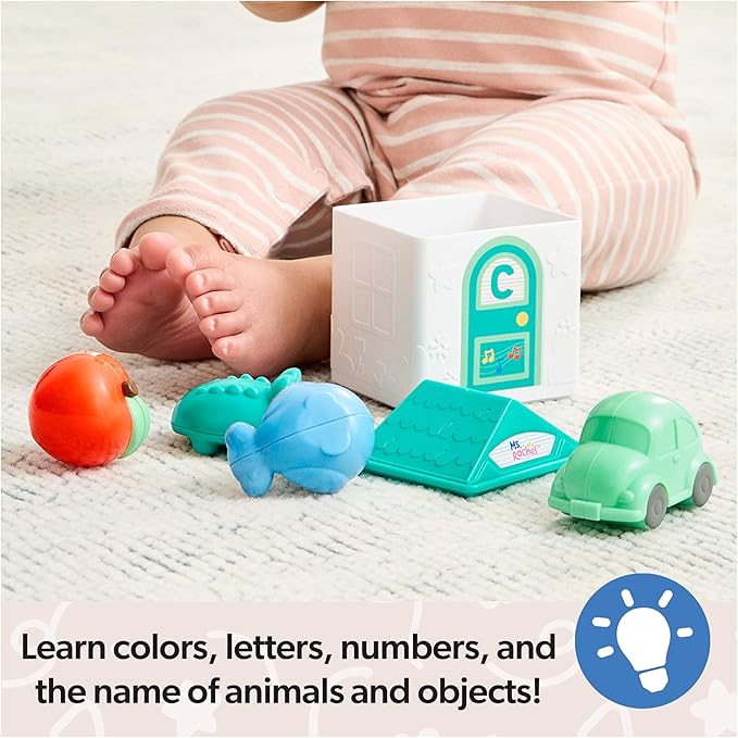 Ms. Rachel Official Learning Stacking House with 6 Surprises to Discover, Educational Toys & Toddler Toys for Girls & Boys Ages 18 Months to 3+ Years