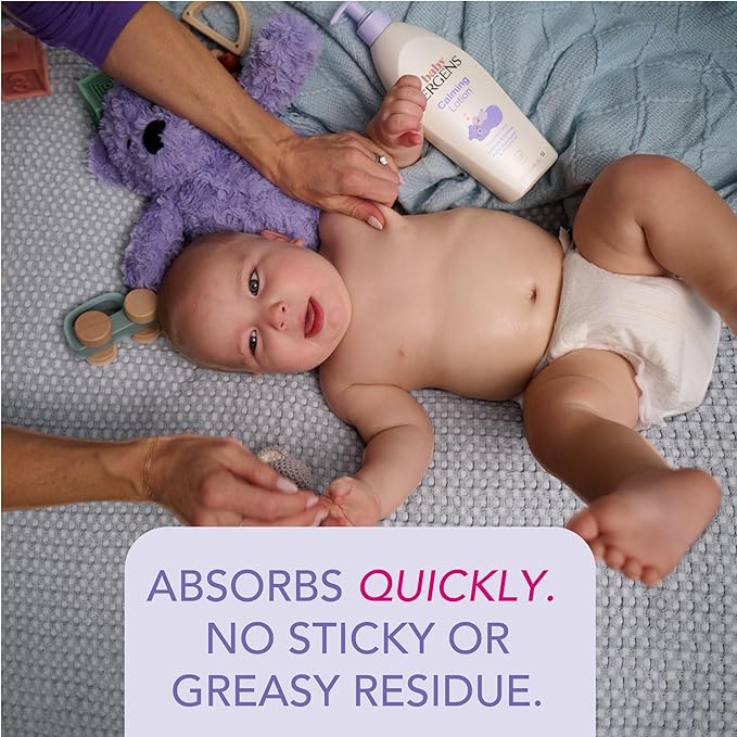 Jergens Baby Calming Lotion,Baby Calming Lotion,Lavender-Baby-Lotion,Baby-Moisturizer with Shea Butter and Lavender Oil,16.8 Fl Oz,(Pack of 2)