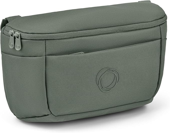 Bugaboo Organizer - Compact Size Multipocket Diaper Bag - Universal Compatible with Any Stroller - Attaches to the Handlebar - Forest Green