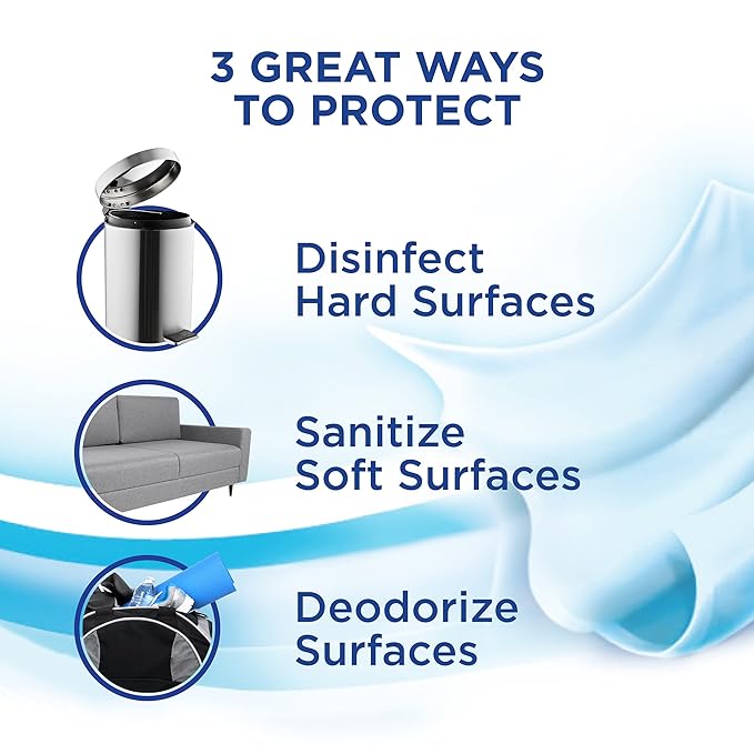 Lysol To Go Disinfectant Spray, Crisp Linen, Travel Size - 1.5 oz (Pack of 4)