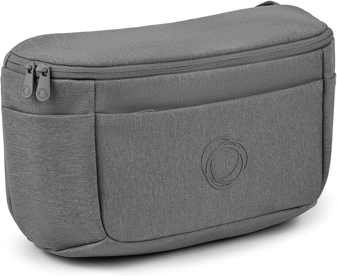 Bugaboo Organizer - Compact Size Multipocket Diaper Bag - Universal Compatible with Any Stroller - Attaches to the Handlebar - Moon Grey