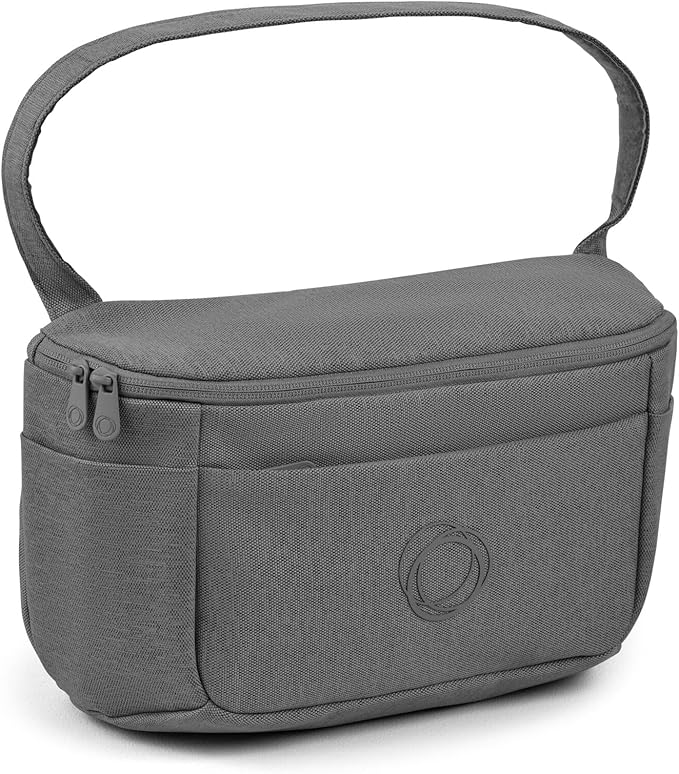 Bugaboo Organizer - Compact Size Multipocket Diaper Bag - Universal Compatible with Any Stroller - Attaches to the Handlebar - Moon Grey