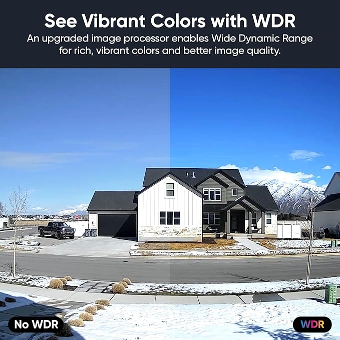 WYZE Cam v4 (Latest Model), 2.5K AI Security Camera, Indoor/Outdoor Cameras for Home Security, Baby Monitor & Pet Camera, Vibrant Color Night Vision, No Subscription Required, Free Expert Help