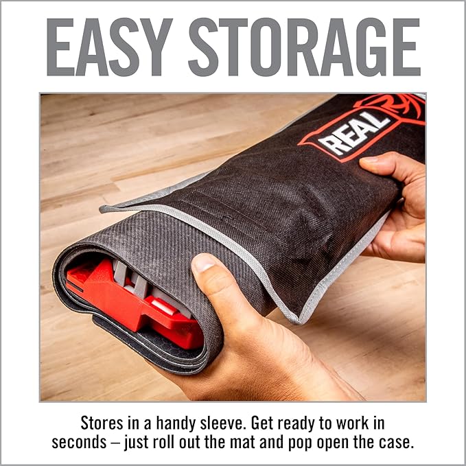 Real Avid Smart Mat Options - Choose 47.25”x19.5” XXL Mat or 43"x16" Universal Smart Gun Mat - Gun Oil Resistant, Non-Slip, Padded Rifle Cleaning Mat