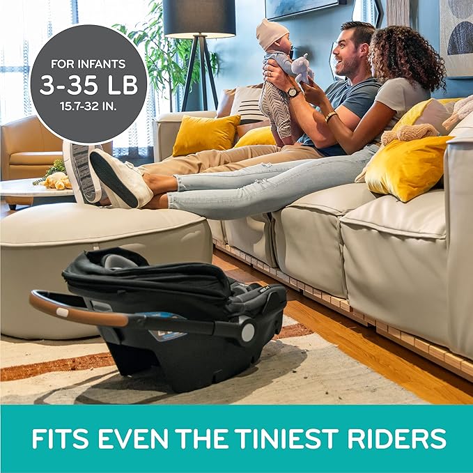 Shyft DualRide with Carryall Storage Infant Car Seat and Stroller Combo (Boone Gray)